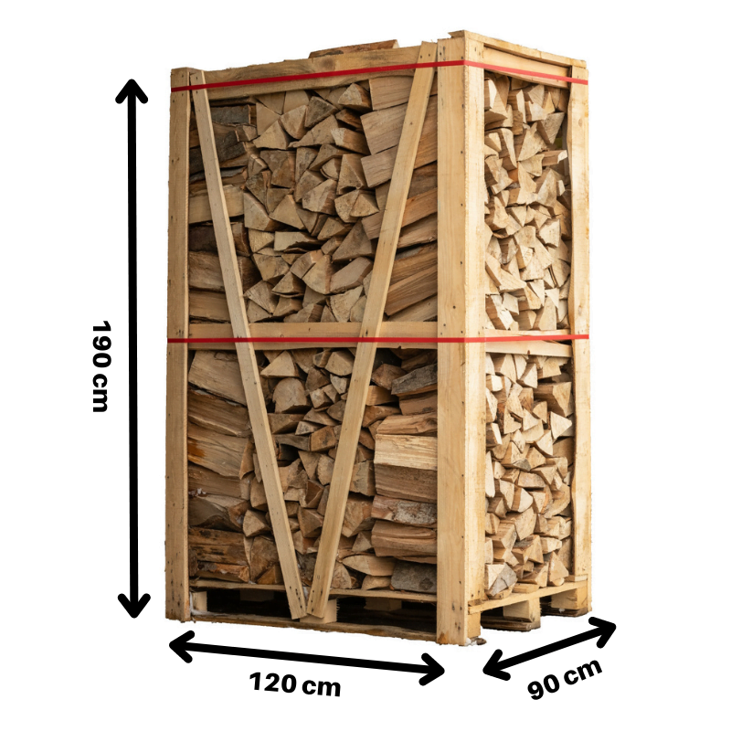 Bois de chauffage 100% Hêtre, L.33cm, 3 stères – Image 2