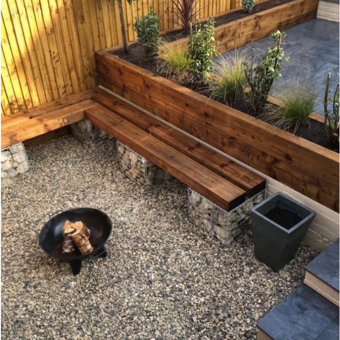 Pack de 20 traverses (traitées) marron | L: 3 m, 700 kg – Image 3