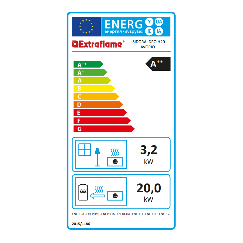 Poêle à granulés hydro Isidora H20 - 23 Kw – Image 4